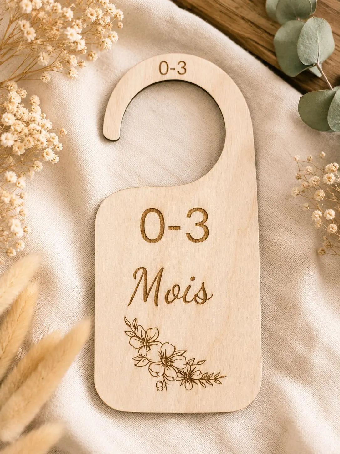 Séparateurs de Taille Bébé en Bois | Organisateurs de Dressing Bébé