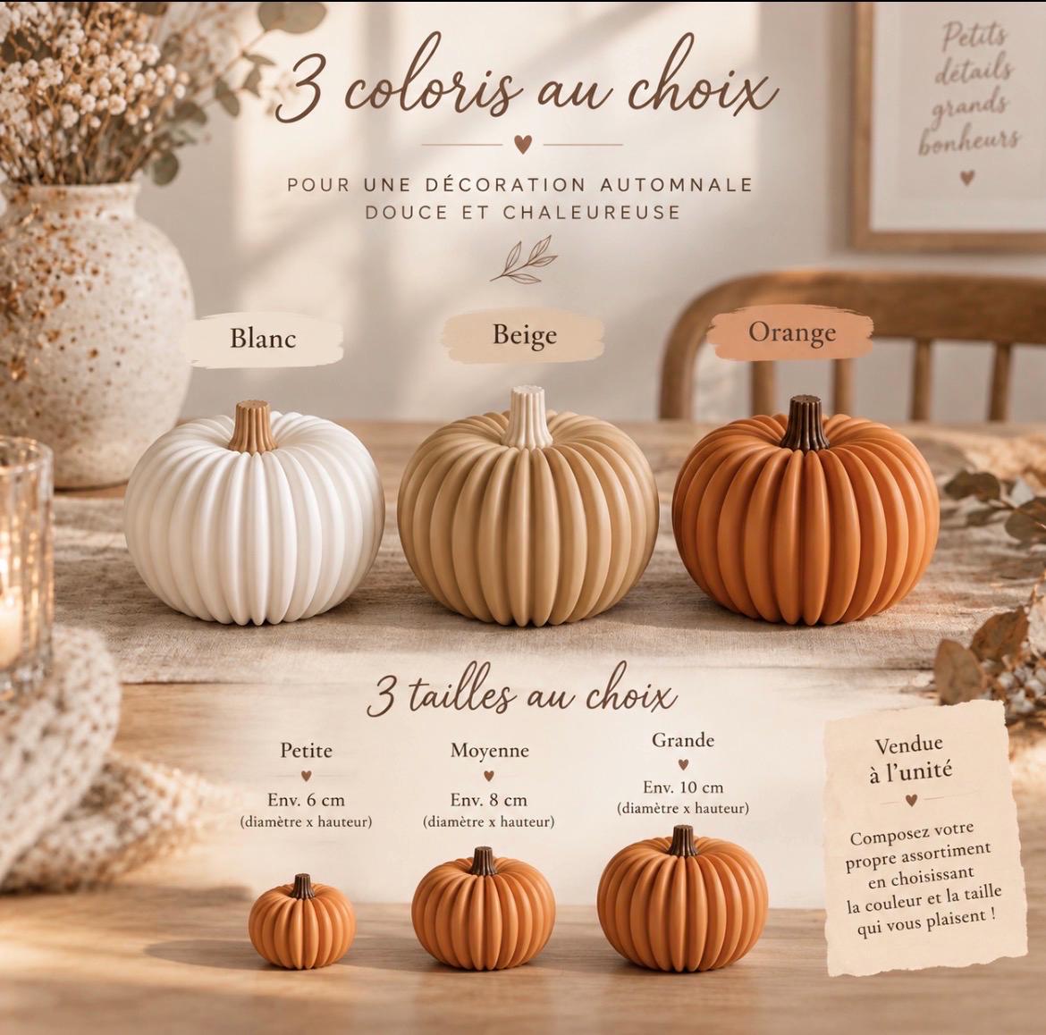 Citrouille décorative automne
